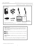 Preview for 3 page of mr. steam AromaFlo Installation, Operation & Maintenance Manual