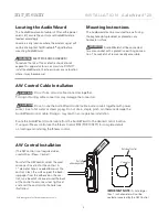 Preview for 4 page of mr. steam AudioWizard 2.0 Installation & Operation Manual