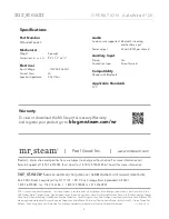 Preview for 8 page of mr. steam AudioWizard 2.0 Installation & Operation Manual