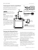 Preview for 6 page of mr. steam AudioWizard Installation, Operation & Maintenance Manual