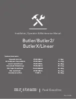 Предварительный просмотр 1 страницы mr. steam Butler Installation, Operation & Maintenance Manual