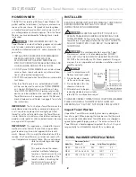 Preview for 2 page of mr. steam Fifth Avenue H542 Installation, Operation And Maintenance Manual