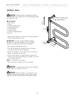 Preview for 6 page of mr. steam Fifth Avenue H542 Installation, Operation And Maintenance Manual