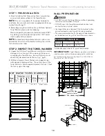 Preview for 10 page of mr. steam Fifth Avenue H542 Installation, Operation And Maintenance Manual