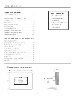 Preview for 3 page of mr. steam iSteam 3 Control Installation, Operation & Maintenance Manual