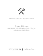 Предварительный просмотр 1 страницы mr. steam Steam@Home 3000 Installation, Operation & Maintenance Manual