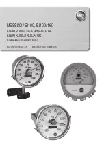 MR MESSKO EI100 Operating Instructions Manual предпросмотр