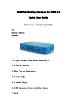 Mr12volt P2000-PCM30MD Quick User Manual preview