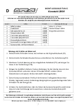 Preview for 2 page of MRA 4025066150526 Mounting Instructions