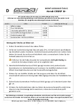 Preview for 2 page of MRA 4025066156955 Mounting Instructions