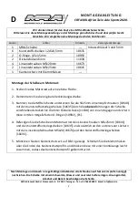 Preview for 2 page of MRA 4025066168767 Mounting Instructions