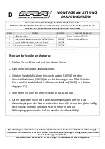 Preview for 2 page of MRA 4025066170111 Mounting Instructions