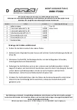 Предварительный просмотр 2 страницы MRA BMW F700GS Mounting Instructions