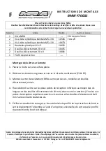 Preview for 4 page of MRA BMW F700GS Mounting Instructions
