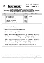 Preview for 2 page of MRA BMW R1200RS Mounting Instructions