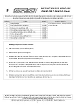 Preview for 4 page of MRA Multi-X-Creen MXC Mounting Instructions