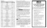 Preview for 1 page of MRC 0001617 Quick Start Manual