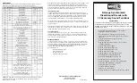 Preview for 1 page of MRC 0001636 Quick Start Manual