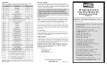 Preview for 1 page of MRC 0001657 Quick Start Manual