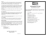 MRC 0001659 Quick Start Manual предпросмотр