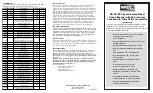 Preview for 1 page of MRC 0001663 Quick Start Manual