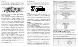 Preview for 2 page of MRC 0001829 Quick Start Manual