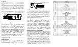 Preview for 2 page of MRC 0001869 Quick Start Manual