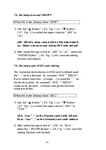 Preview for 22 page of MRC AM-4233SD Operation Manual