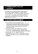 Preview for 26 page of MRC AM-4233SD Operation Manual