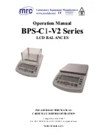 Preview for 1 page of MRC ASB-160-C2-V2 Operation Manual