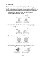 Preview for 19 page of MRC BWLC-A1-C2 Instruction Manual