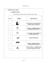 Предварительный просмотр 4 страницы MRC CALI-1200HN Operation Manual