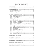 Preview for 2 page of MRC CD-4303 Operation Manual