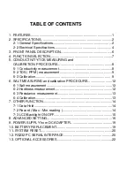 Preview for 2 page of MRC CD-4309 Operation Manual