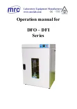 Preview for 1 page of MRC DFO Series Operation Manual