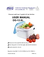 MRC DG-12.8L User Manual preview