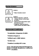 Preview for 2 page of MRC DW-6160 Operation Manual