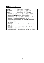 Предварительный просмотр 8 страницы MRC DW-6160 Operation Manual