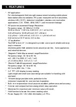 Предварительный просмотр 3 страницы MRC EMF-840 Operation Manual