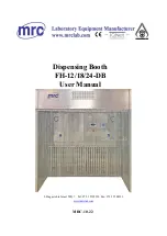 Preview for 1 page of MRC FH-12-DB User Manual