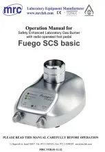 Preview for 1 page of MRC Fuego SCS basic Operation Manual