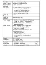 Предварительный просмотр 5 страницы MRC HT-3027SD Operation Manual