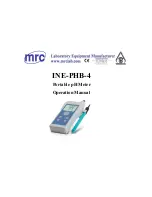 MRC INE-PHB-4 Operation Manual preview