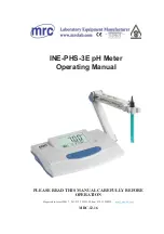 Предварительный просмотр 1 страницы MRC INE-PHS-3E Operating Manual