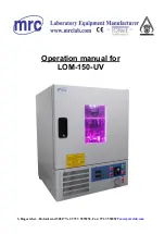 Предварительный просмотр 1 страницы MRC LOM-150-UV Operation Manual