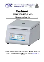 Preview for 1 page of MRC MDCEN-302-SMD User Manual