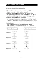 Предварительный просмотр 7 страницы MRC MG-3003SD Operation Manual