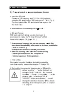 Предварительный просмотр 11 страницы MRC MG-3003SD Operation Manual