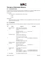 Preview for 9 page of MRC MRL3 15 Technical Reference Manual