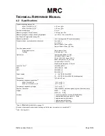 Preview for 16 page of MRC MRL3 15 Technical Reference Manual